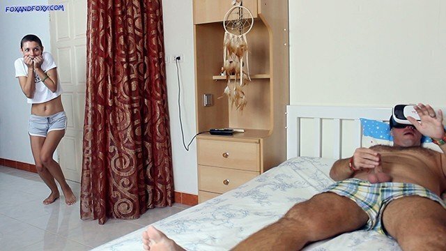 caught neighbour masturbated glasses ride