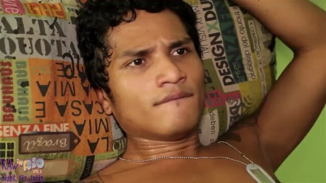 Black hard pounding Kaue Dantas bareback