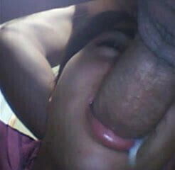 slow blowjob and cum inside