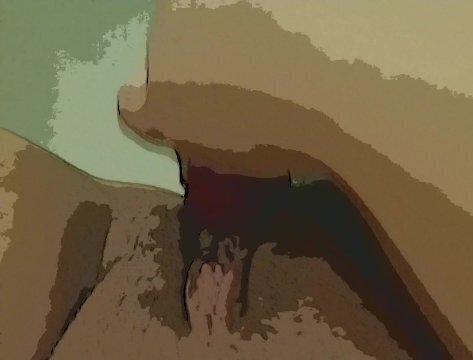 dildo bath cartoonized