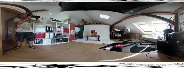 Anne Wildx Backstage before masturbation video 3DVR UP-DOWN