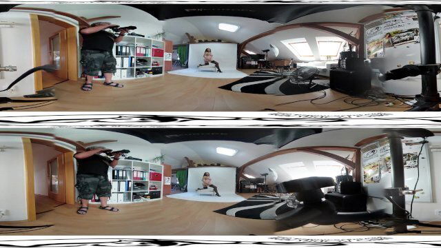 Antonia Sainz Backstage before masturbation video 3DVR UP-DOWN