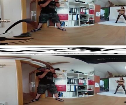 Nice katy rose 3DVR360 video backstage from shoot before masturbation