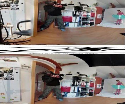 Teressa Bizare noir Backstage before masturbation 3DVR UP-DOWN