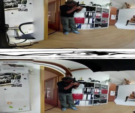 Naomi Bennet Backstage before video masturbation 3DVR UP-DOWN