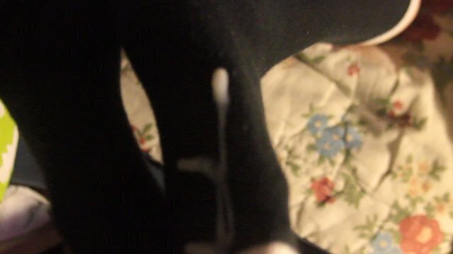 black sockjob POV