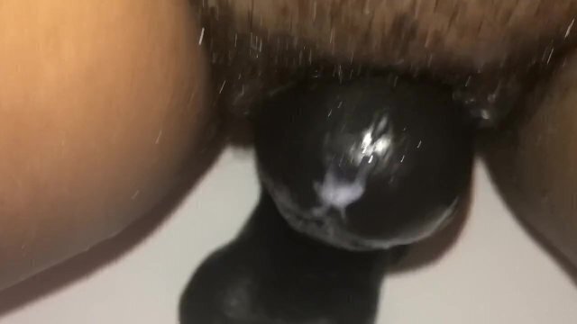 Hairy Pussy Ebony Creaming