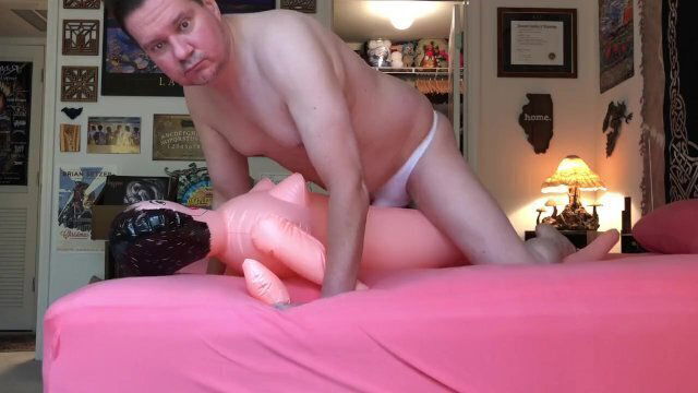 Playing with Blowup Doll