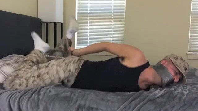 Hogcuffed Tapegagged Marine