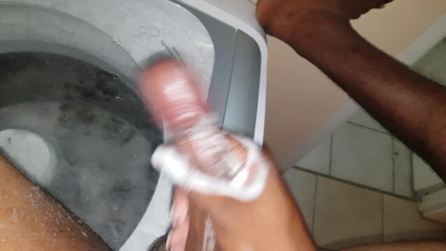 Soapy Stroking washing machine.
