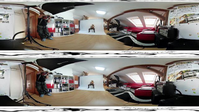 Superbabe Lena Love photoshoot before masturbation video 3DVR360