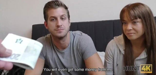 HUNT4K. Tricky fucks cash chick needed accommodation