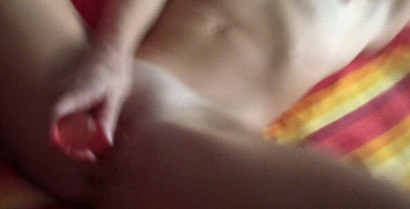 playing with dildo licking american client