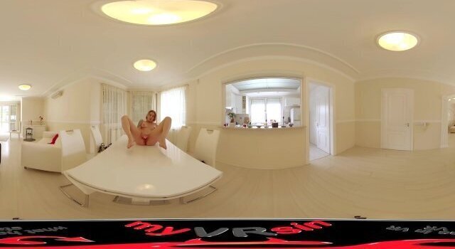 myVRsin.com - Minnie Manga - watch while I masturbate on the dining table