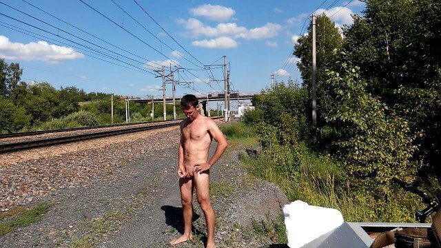 masturbate near railway riding cars
