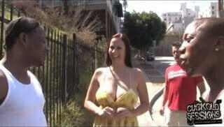 Gianna Michaels dominated blacks front white