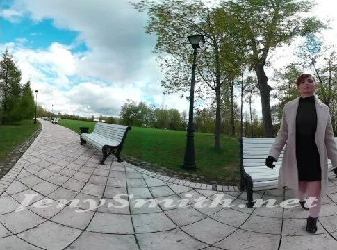 Public upskirt video Jeny Smith