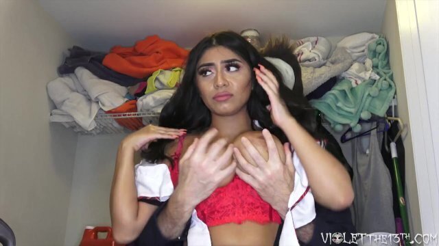 Violet vs Michael Myers Schoolgirl Big Natural Tits