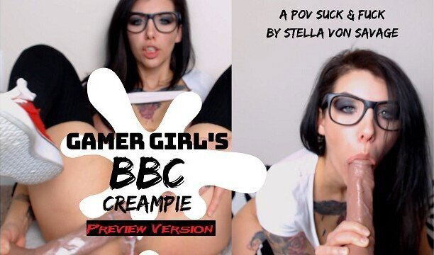 GamerGirl Creampie BlowJob Virtual Huge Cumshot -Teaser