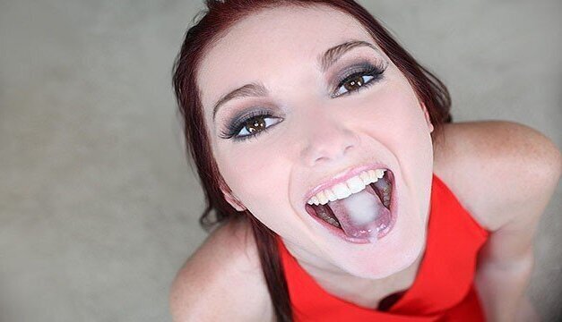 20 YR OLD NATALIE LUST SUCKS STRANGERS COCK, FUCKS & SWALLOWS TWO CUM LOADS