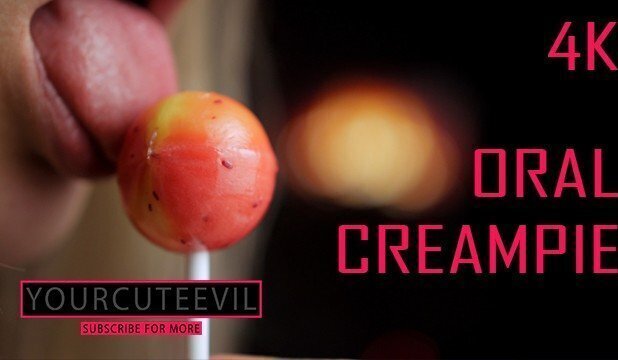 Licks like a lollipop, PULSATING ORAL CREAMPIE, CUM IN MOUTH 4K 2160p