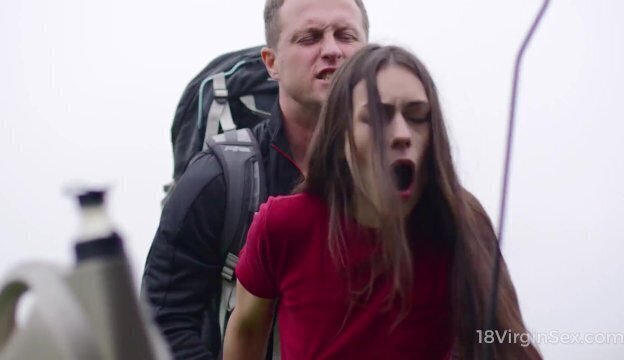 Virgin Sexy chick waits help bright orgasm doggy