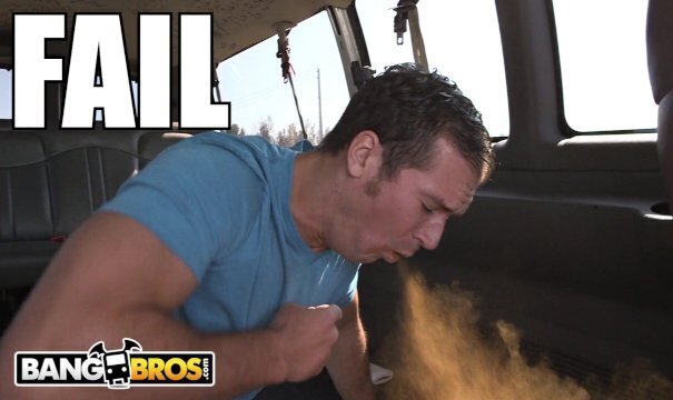 BANGBROS Sean Lawless Cinnamon Challenge FAIL Bang
