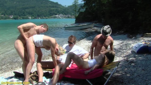 extreme wild german public groupsex orgy lake