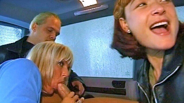 Flashing while driving around taxi