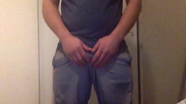 Small uncut jerk tease shorts