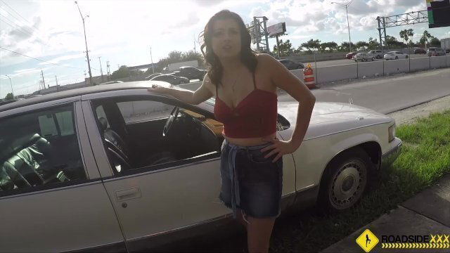 Roadside Samantha uses paying