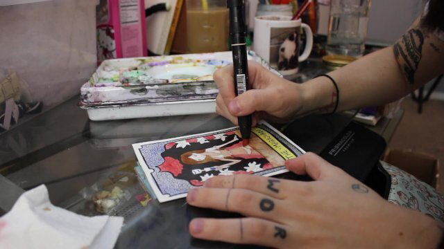 Timelaps Magician Tarot Card