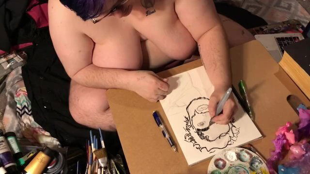 Boobs Ross Musical Artist Speed Draw