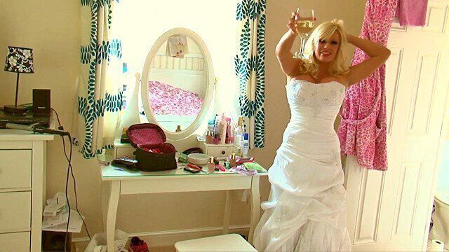 Fucked facialized wedding dress