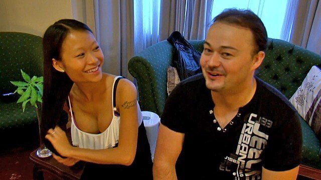 Tiny Asian with white Western partner