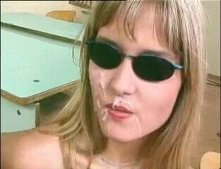 No One will kn ow im a slut in sunglasses