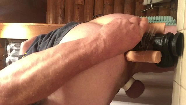 huge dildo smash same time