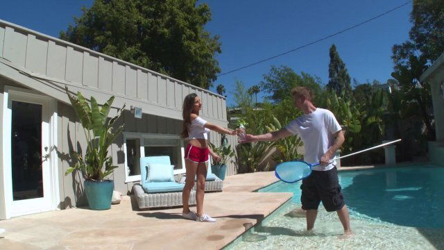 DON'T FUCK DAUGHTER Latin Teen North Fucks Pool Bill Bailey