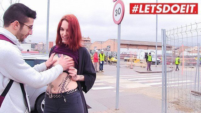 LETSDOEIT Spanish Redhead Pornstar Fucks Swallows Load