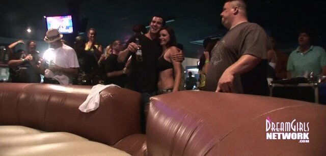 Lingerie Bull Riding With Smoking Girls