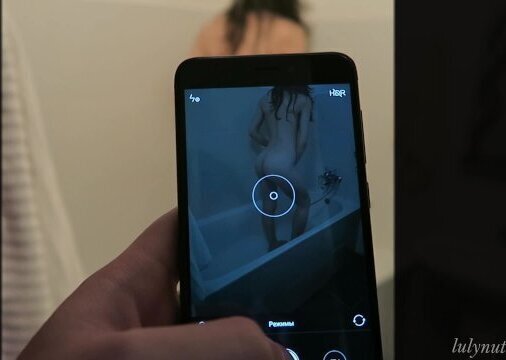 Teen stepsister caught masturbating 