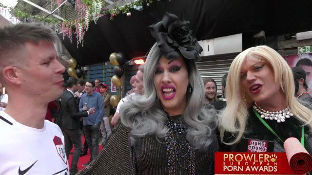 Carpet with Hung Young Brit London Prowler Awards 2019