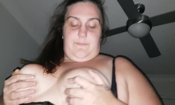 Home from work fun, with big facial