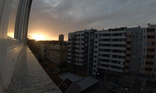 Ultra-wide 4K Cloudy Sunset Timelapse (log file)