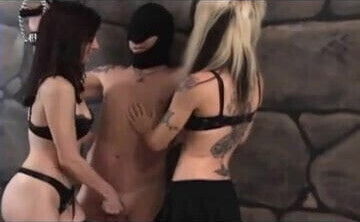 Femdom Handjob Hotties Slave Dungeon