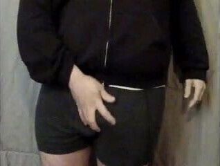 Jerking off, nice cum shot