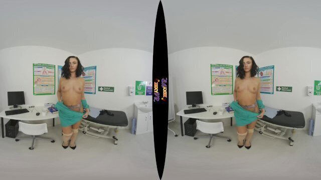 SEXY NURSE STRIP GREEN UNIFORM BLUE lINGERIE