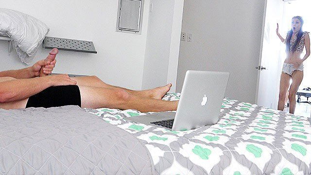 SPYFAM Step Sister gives honest opinion dick size