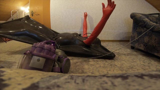 Selbstbondage Vakuumbett Seitenansicht