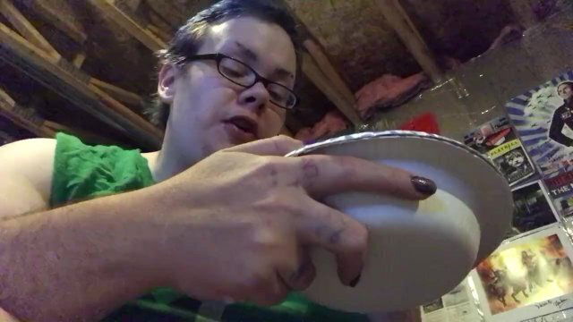 Eating Canned Ravioli